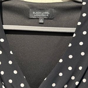 Black Label by Evan-Picone Polka Dot Dress